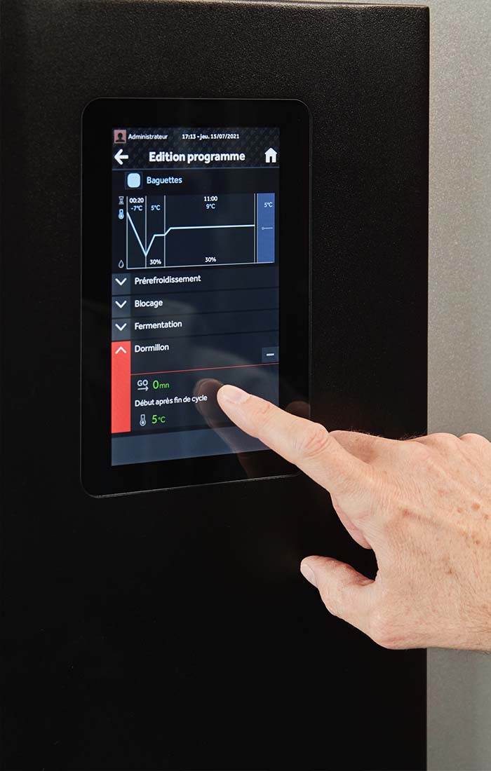 Reach-in dough-retarder ATHENA for the PANEOTRAD® process
